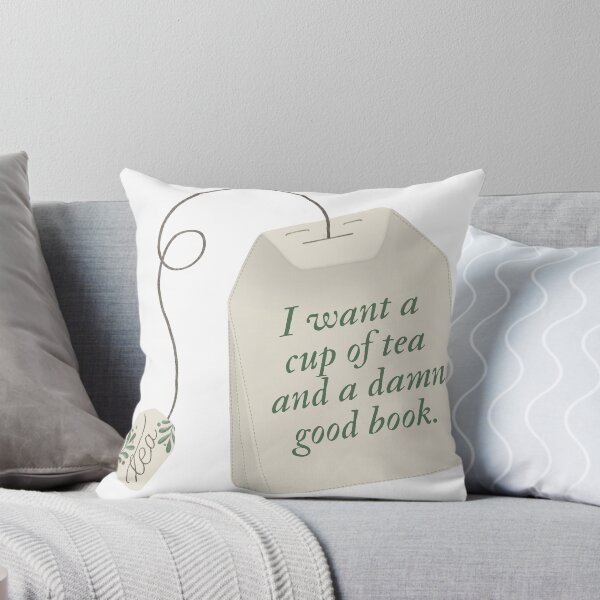 Item preview, A cup of tea and a damn good book designed and sold by Caitxreads.