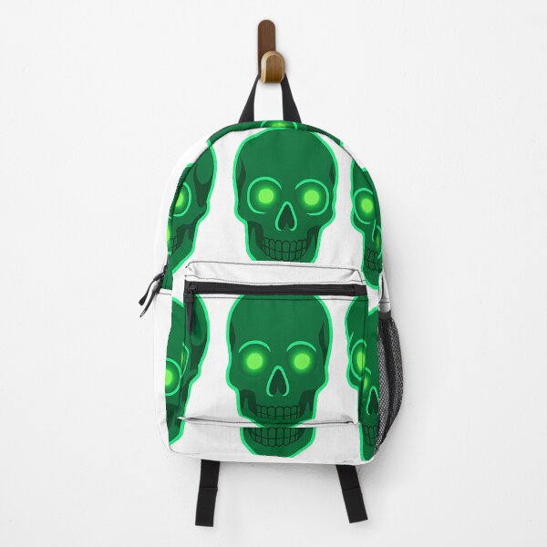 Item preview, Neon Skull Grid – Glowing Green Energy designed and sold by ustylelab.