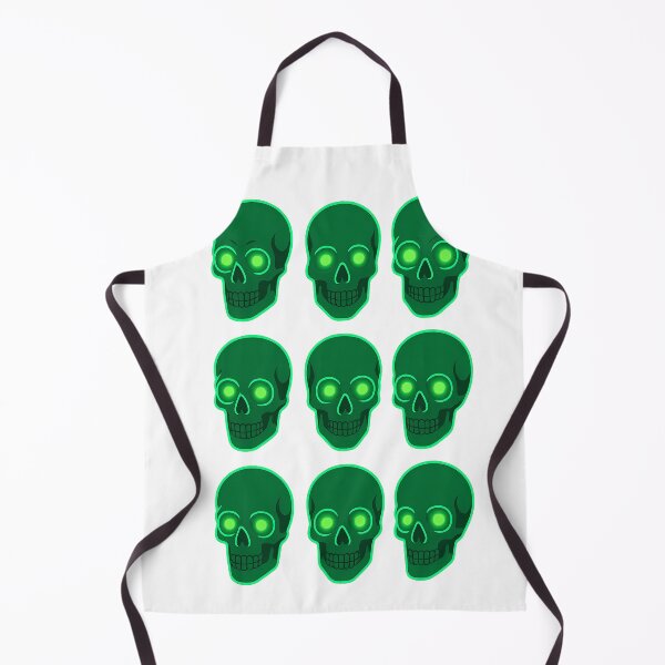 Item preview, Neon Skull Grid – Glowing Green Energy designed and sold by ustylelab.