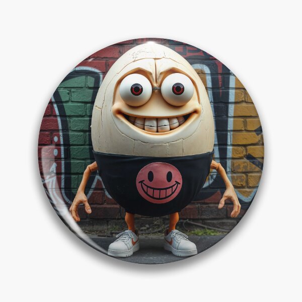 Item preview, Humpty Dumpty Egg with a funny face designed and sold by Henrybubbles400.