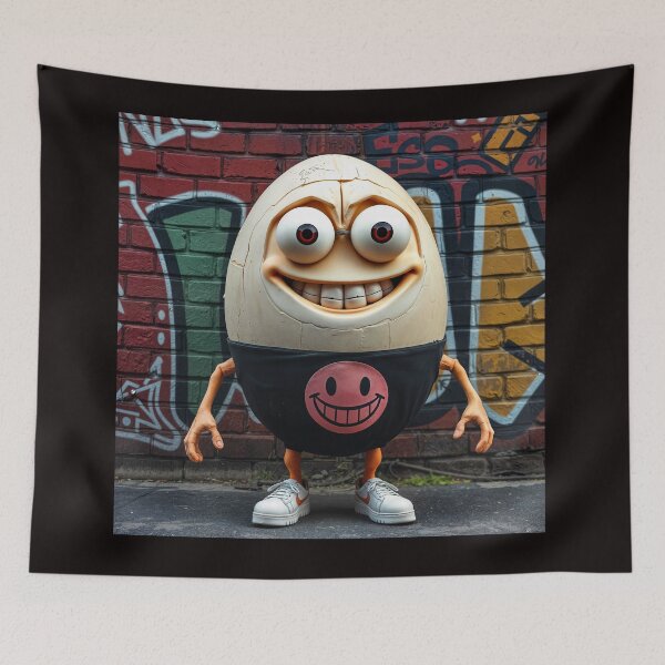Item preview, Humpty Dumpty Egg with a funny face designed and sold by Henrybubbles400.