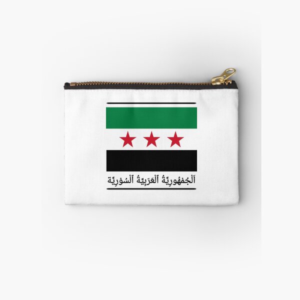Item preview, Syrian flag with Arabic script designed and sold by vibeno1.
