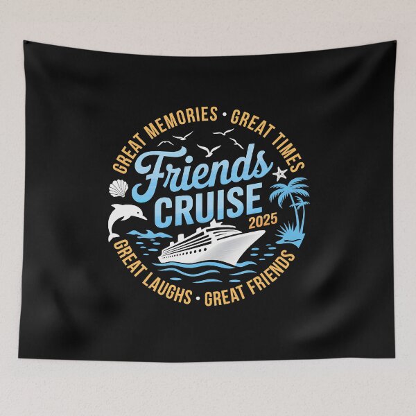 Item preview, Friends Cruise 2025 Matching Group Vacation Trip Cruising designed and sold by KarimSoCute.