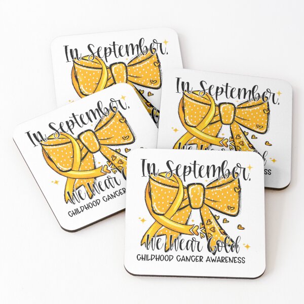 Item preview, In September We Wear Gold  Childhood Cancer Awareness designed and sold by BeLdiAuRa.