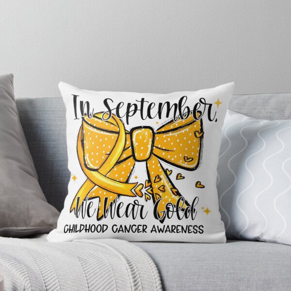 Item preview, In September We Wear Gold  Childhood Cancer Awareness designed and sold by BeLdiAuRa.