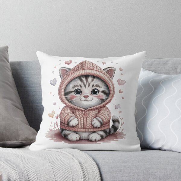 Item preview, Adorable Kitten in a Hoodie designed and sold by jkrphoto.