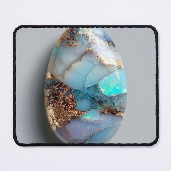 Item preview, Opalite Gemstone with Gold Veins – Iridescent Crystal Mystical Stone designed and sold by Tommy's Arts.