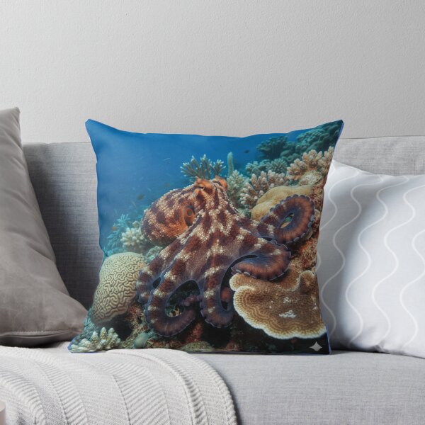 Item preview, King of Camouflage | Big Blue Octopus Art  designed and sold by FusionOfTrends.