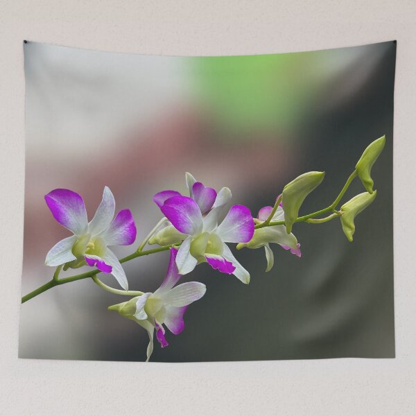 Item preview, Exotic Purple and White Dendrobium Orchid Spray. designed and sold by PorRayong.