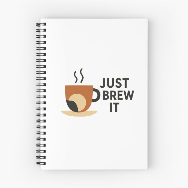 Item preview, Just Brew It – Minimalist Coffee Cup Design for Coffee Lovers designed and sold by Liv Solara.