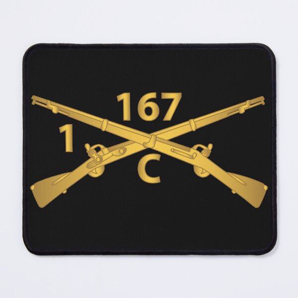 Item preview, Army - Company C, 1st Batalion, 167th Infantry Regiment - Inf Branch wo Txt X 300 designed and sold by Military Insignia Products.