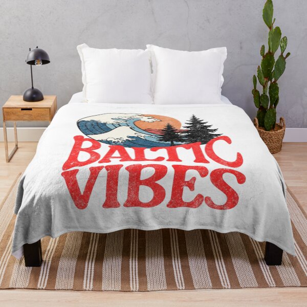 Item preview, Baltic Vibes – Retro Coastal Wave Design designed and sold by ikidyounot.