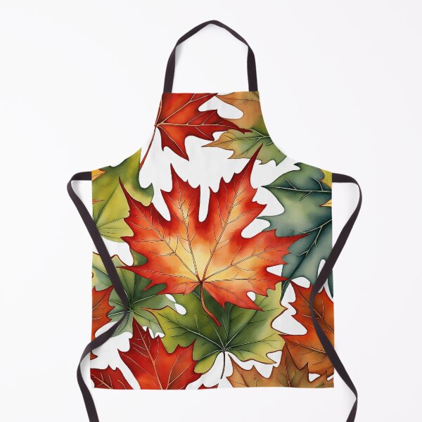 Item preview, Autumn Leaf Pattern | White Background | Warm Colors designed and sold by UnhingedBird.