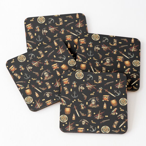 Item preview, Vintage Pirate Pattern | Vintage Art | Pirate Lover designed and sold by UnhingedBird.