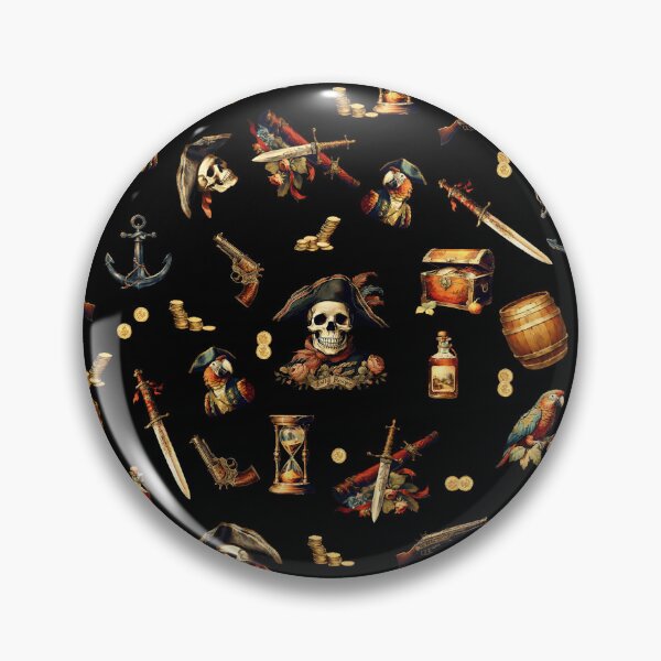 Item preview, Vintage Pirate Pattern | Vintage Art | Pirate Lover designed and sold by UnhingedBird.