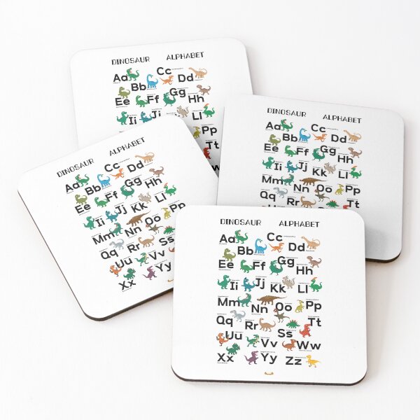 Item preview, Alphabet Dinosaur Poster | A to Z Dino Chart for Kids Room & Learning designed and sold by JOOKDesign.