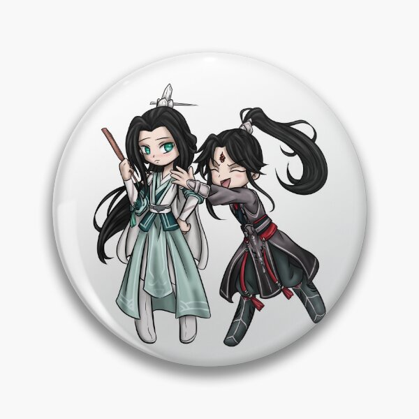 Item preview, Chibi - Scum Villian's Self Saving System Shen Qingqiu and Luo Binghe designed and sold by Official Legacy and Dameni Fan Art.