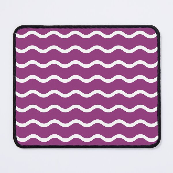 Item preview, White Wavy Lines Pattern designed and sold by Jeallan Designs.