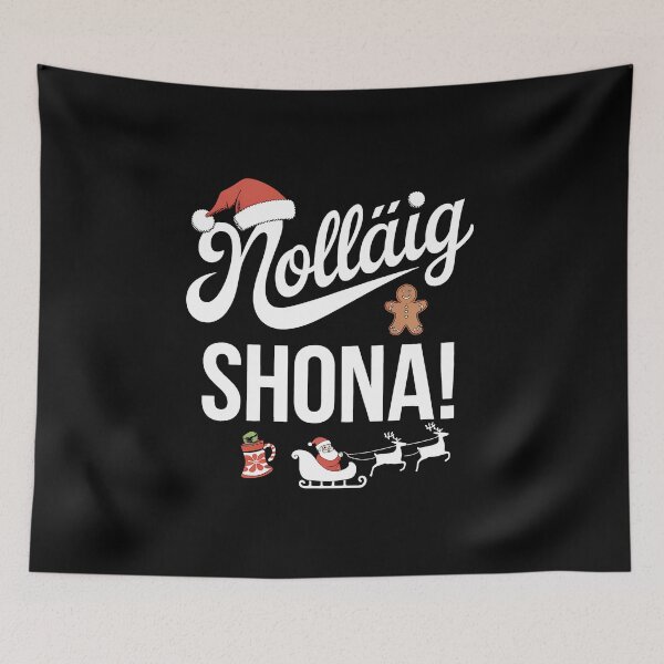 Item preview, Nollaig Shona Irish Christmas designed and sold by sandrahofer-art.