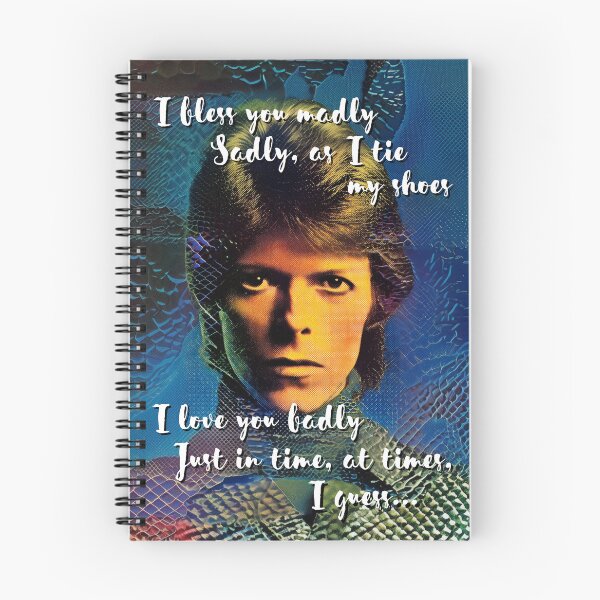Item preview, David Bowie Ziggy Stardust Galaxy Vintage Music Icon 70s Art Starman Life on Mars Space Oddity Cygnet Committee Lyrics  designed and sold by Perfect Alchemy.