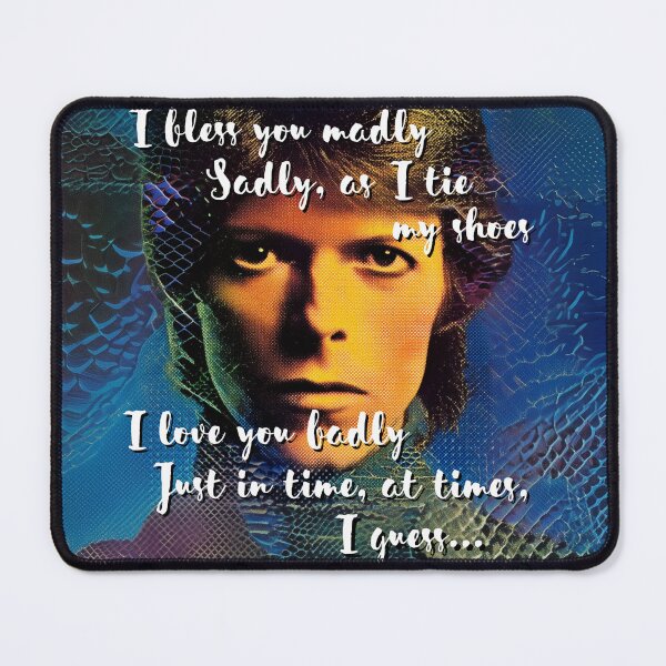 Item preview, David Bowie Ziggy Stardust Galaxy Vintage Music Icon 70s Art Starman Life on Mars Space Oddity Cygnet Committee Lyrics  designed and sold by Perfect Alchemy.