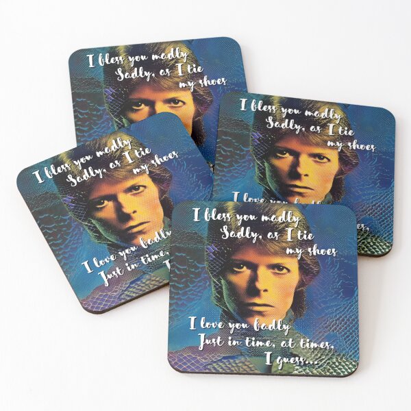 Item preview, David Bowie Ziggy Stardust Galaxy Vintage Music Icon 70s Art Starman Life on Mars Space Oddity Cygnet Committee Lyrics  designed and sold by Perfect Alchemy.