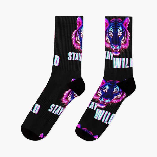 Item preview, Stay Wild – Neon Tiger Energy Design designed and sold by Vivalore.