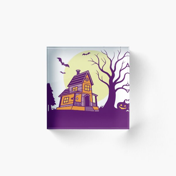 Item preview, Ilustración de la casa embrujada designed and sold by AL AMIN.