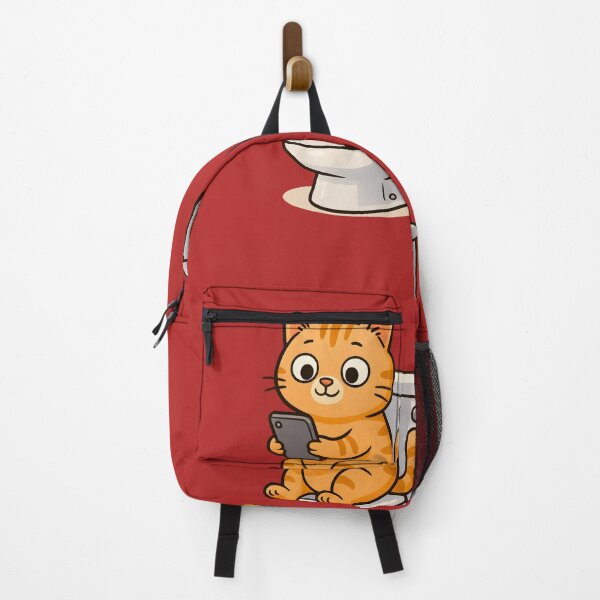 Item preview, A CUTE CAT SITTING IN THE BATHROOM designed and sold by infinitearte.
