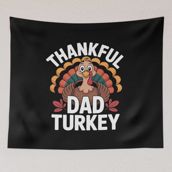 Item preview, Thankful Dad Turkey Thanksgiving  designed and sold by KonstanKoraner.