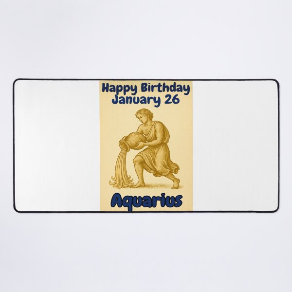 Item preview, Birthday Zodiac Sign – January 26 designed and sold by ariksworld.