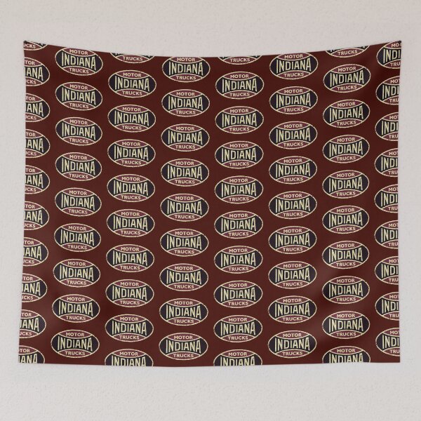 Item preview, Vintage Indiana Motor Trucks emblem - aged, worn print. designed and sold by retropetrol.