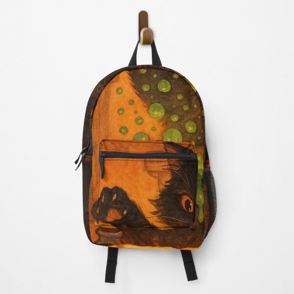 Item preview, Black Cat Halloween Magic Cauldron - Pumpkin Witch Vintage Illustration Autumn Cozy designed and sold by Lyvion design.
