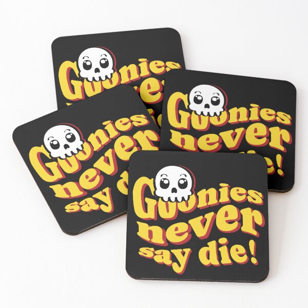 Item preview, Goonies Never Say Die! Arcade Neon Skull Groovy Dark Apparel designed and sold by PauRicart.