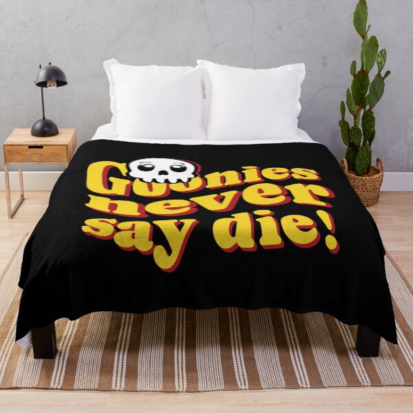Item preview, Goonies Never Say Die! Arcade Neon Skull Groovy Dark Apparel designed and sold by PauRicart.