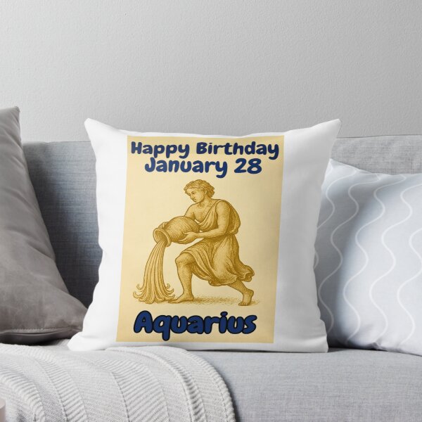 Item preview, Birthday Zodiac Sign – January 28 designed and sold by ariksworld.