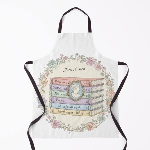 Item preview, Jane Austen Books & Cameo – Vintage Regency Floral Design designed and sold by Boski22.