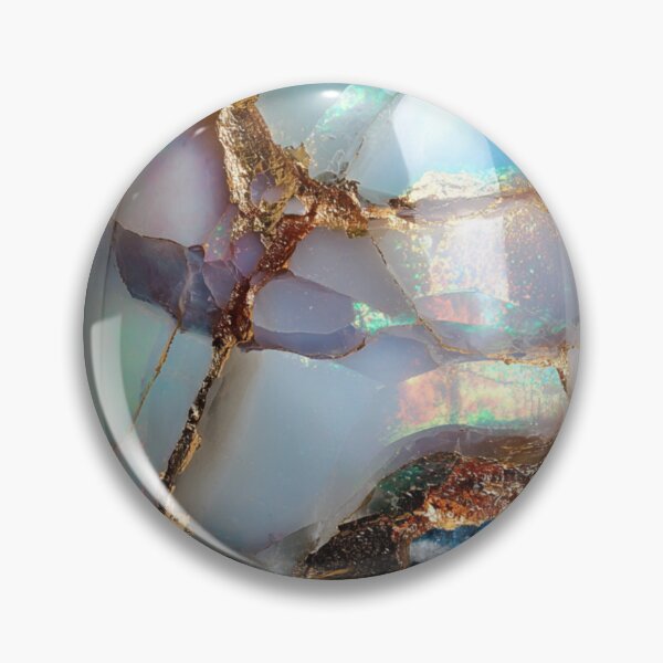 Item preview, Opalite Gemstone with Gold Veins – Iridescent Crystal Mystical Stone designed and sold by Tommy's Arts.