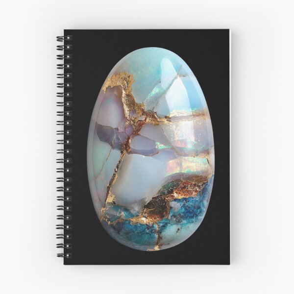 Item preview, Opalite Gemstone with Gold Veins – Iridescent Crystal Mystical Stone designed and sold by Tommy's Arts.