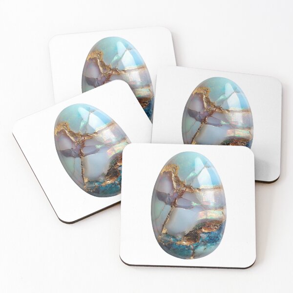 Item preview, Opalite Gemstone with Gold Veins – Iridescent Crystal Mystical Stone designed and sold by Tommy's Arts.