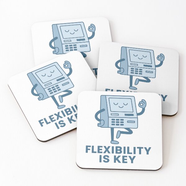 Item preview, Flexibility Is Key – ATM Yoga Meme Shirt designed and sold by Design Express.