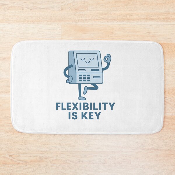 Item preview, Flexibility Is Key – ATM Yoga Meme Shirt designed and sold by Design Express.