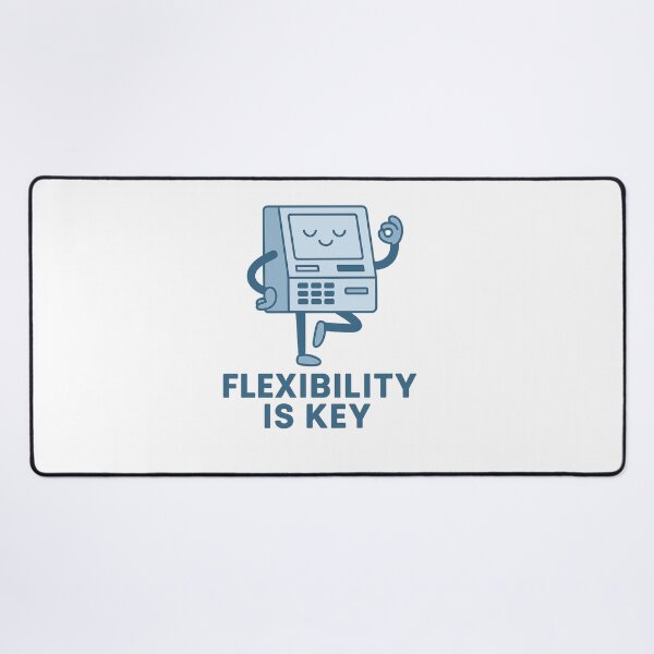 Item preview, Flexibility Is Key – ATM Yoga Meme Shirt designed and sold by Design Express.