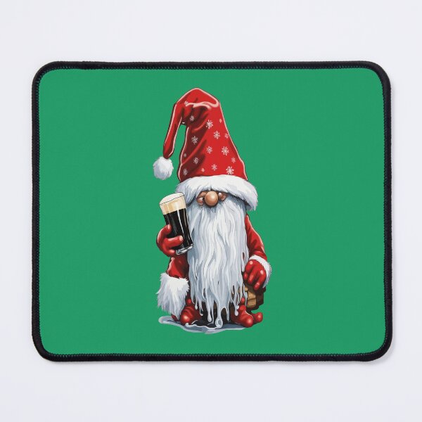 Item preview, Festive Gnome Holding A Glass Of‎ Irish Dry Stout designed and sold by taiche.