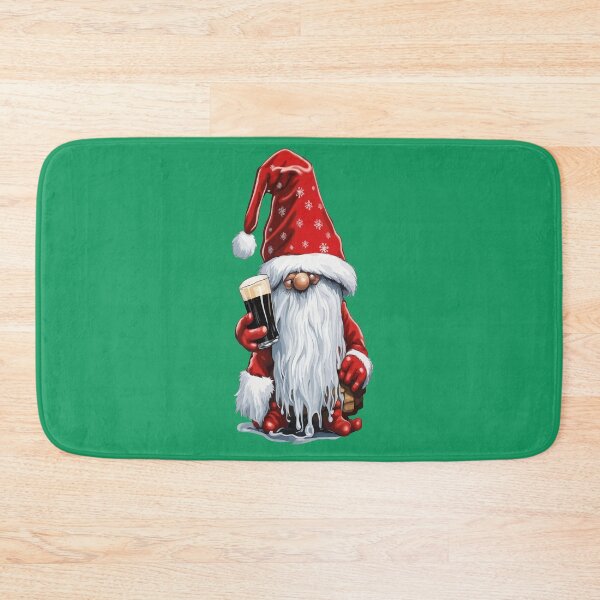 Item preview, Festive Gnome Holding A Glass Of‎ Irish Dry Stout designed and sold by taiche.