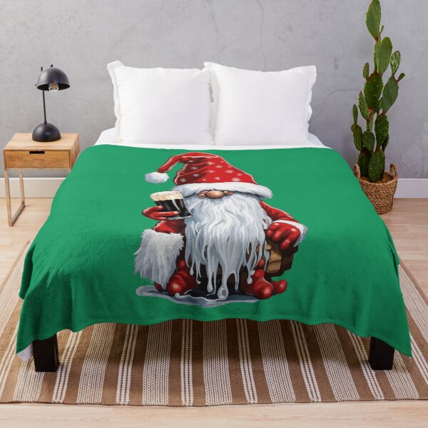 Item preview, Festive Gnome Holding A Glass Of‎ Irish Dry Stout designed and sold by taiche.