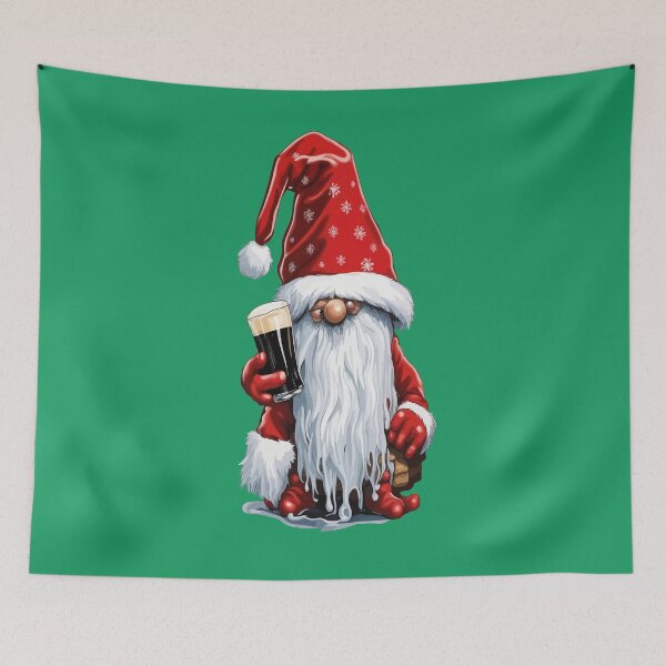 Item preview, Festive Gnome Holding A Glass Of‎ Irish Dry Stout designed and sold by taiche.
