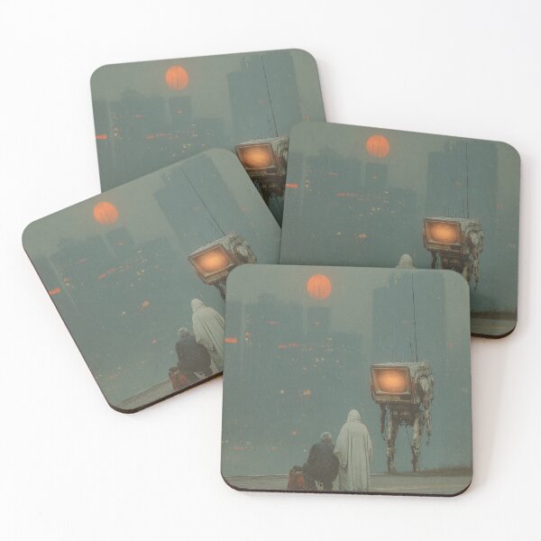 Item preview, TV Robot Old People Lifestyle Art designed and sold by GrinGalore.