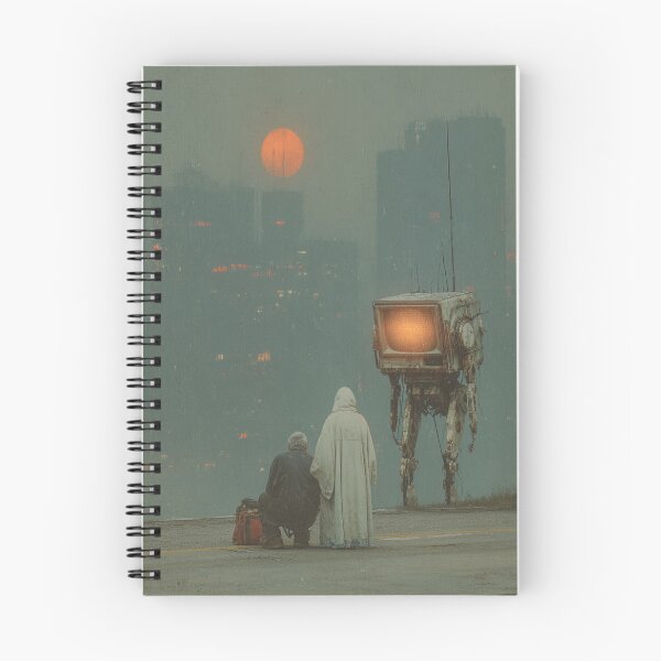 Item preview, TV Robot Old People Lifestyle Art designed and sold by GrinGalore.