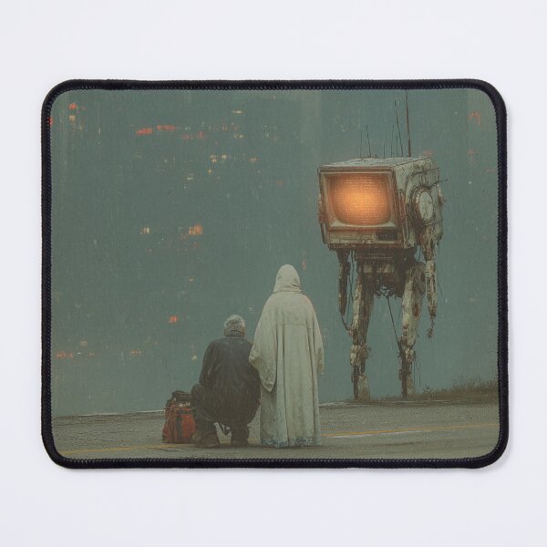 Item preview, TV Robot Old People Lifestyle Art designed and sold by GrinGalore.